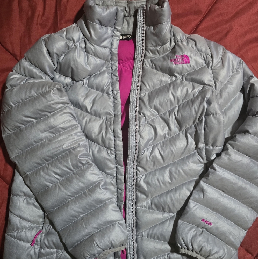 North Face Winter Jacket And Matching Hat. - image 1